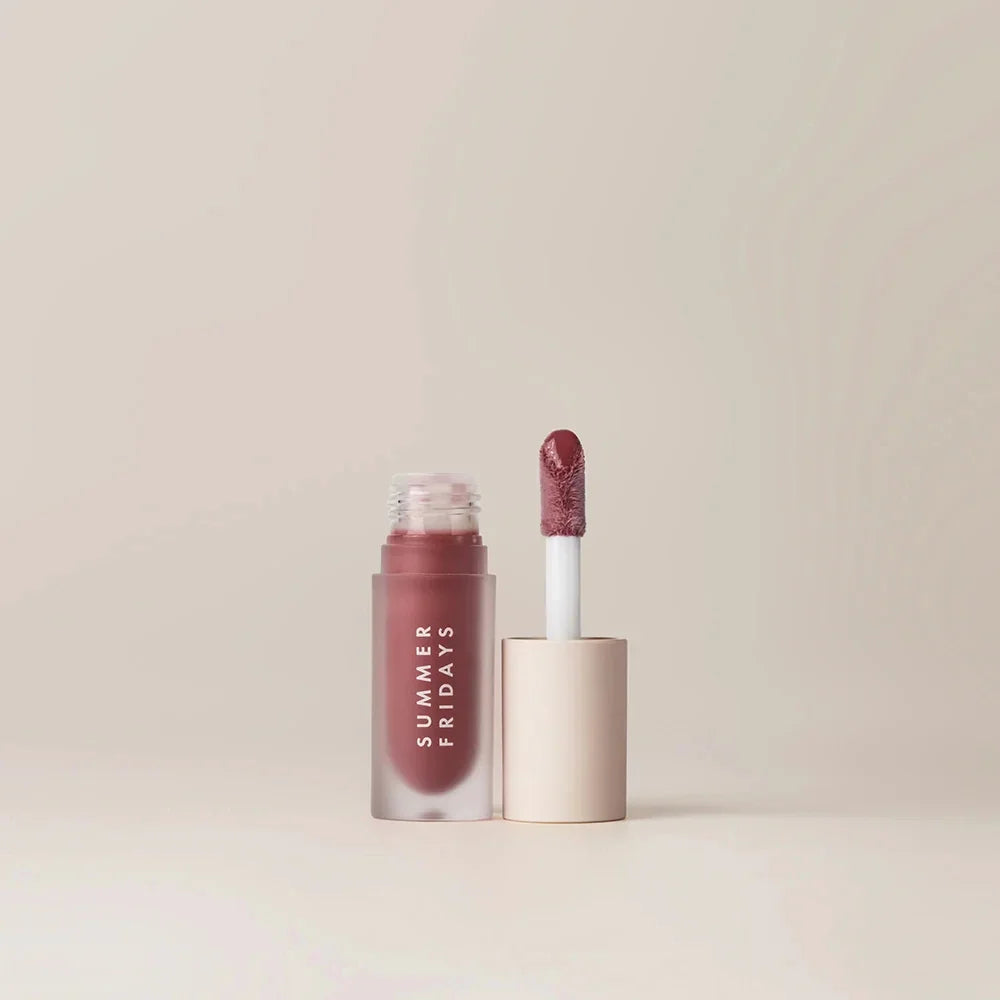 Summer Fridays Lip Balm Moisturizing Mirror Lip Gloss Lip Vanilla Pink Sugar Pink Guava Smell Lipstick Transparent Oil Makeup