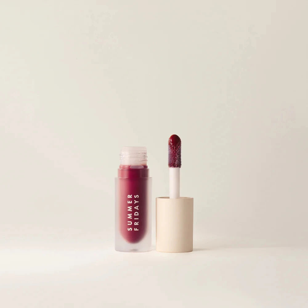 Summer Fridays Lip Balm Moisturizing Mirror Lip Gloss Lip Vanilla Pink Sugar Pink Guava Smell Lipstick Transparent Oil Makeup