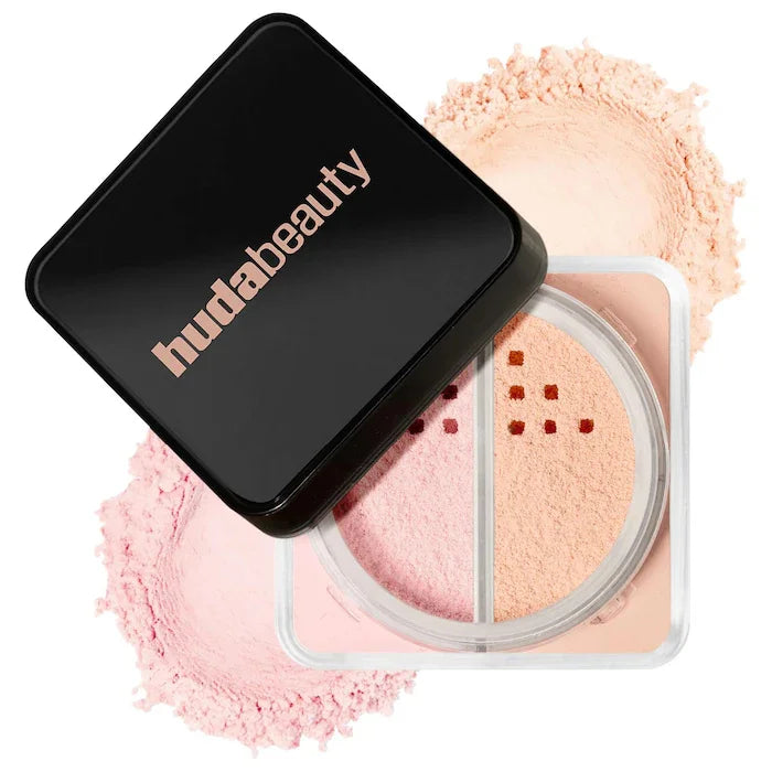 2 Colors Easy Bake Loose Powder Brightening Correcting Duo LongLasting Oil Control Natural Face Waterproof BrighTening Makeup