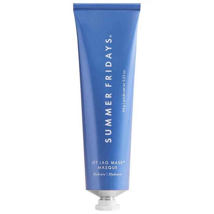 Summer Fridays The Holiday Trio Set Lip Butter Balm in Hot Cocoa Toasted Marshmallow Jet Lag Mask Moisturizer Lip Gloss Skin