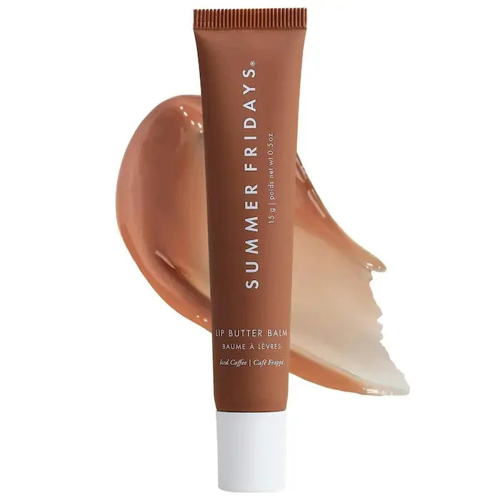 Summer Fridays The Holiday Trio Set Lip Butter Balm in Hot Cocoa Toasted Marshmallow Jet Lag Mask Moisturizer Lip Gloss Skin