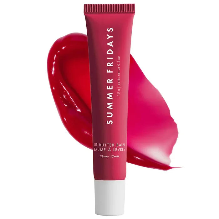 Summer Fridays The Holiday Trio Set Lip Butter Balm in Hot Cocoa Toasted Marshmallow Jet Lag Mask Moisturizer Lip Gloss Skin