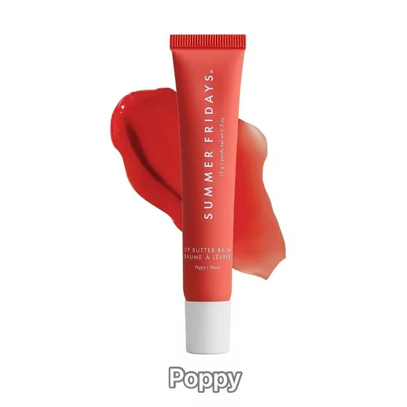 Summer Fridays Lip Balm Moisturizing Mirror Lip Gloss Lip Vanilla Pink Sugar Pink Guava Smell Lipstick Transparent Oil Makeup